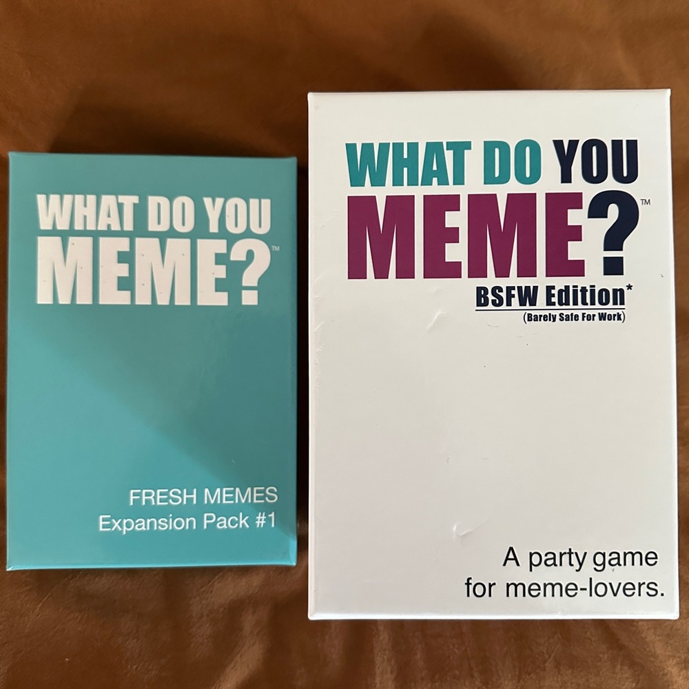 What Do You Meme? BSFW Edition and Expansion Pack #1 Adult Card Party Game